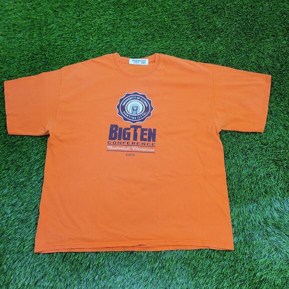 Vintage 2004 University-of illinois Shirt XL 24x28 Big-Ten - Picture 1 of 13
